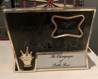 1960s Miller High Life Bouncing Ball Motion Sign 19694