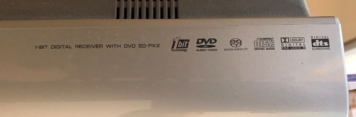 Sharp Sd-px2 1-bit Digital Receiver With Dvd Player No Mount 19696