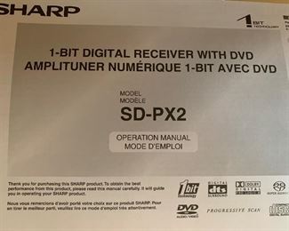 Sharp Sd-px2 1-bit Digital Receiver With Dvd Player No Mount 19696