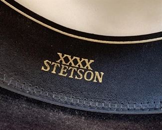 Stetson 4x Beaver Cowboy Hat 7 3/8 59	Sz 7 3/8 59in	