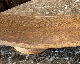 Rustic Wood Centerpiece Bowl	5x34x8in	HxWxD