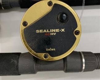 #1 Daiwa Sealine-X Shimano Tallus Fishing Pole/Reel	80in Long	