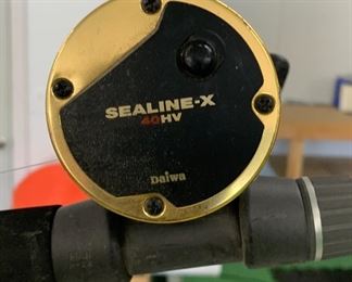 #2 Daiwa Sealine-X Fishing Pole/Reel	80in Long	