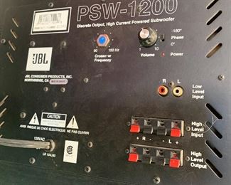 JBL PSW-1200 Subwoofer	