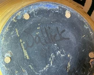 Tom Wallick Studio Pottery Lg vase	15in H x 18in Diameter	