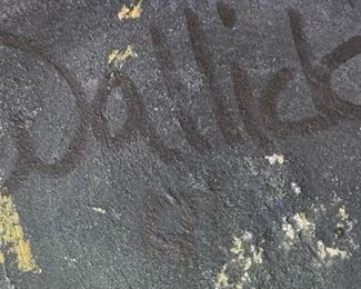 Tom Wallick Studio Pottery Lg vase	15in H x 18in Diameter	