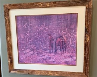 *Signed* Jim Rey The Legend Wall	29.5x33.25x1in	HxWxD