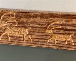 *Signed* Jim Rey The Legend Wall	29.5x33.25x1in	HxWxD