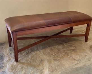 Leather top Bench	19x51x18.5in	HxWxD
