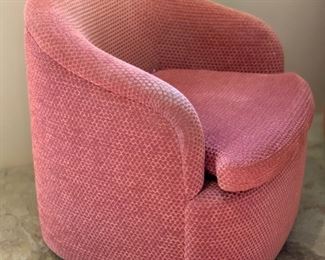 2pc Barrel Swivel Chairs PAIR	32x32x31in	HxWxD