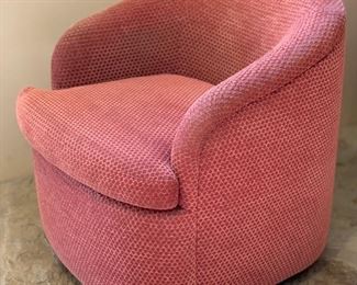 2pc Barrel Swivel Chairs PAIR	32x32x31in	HxWxD