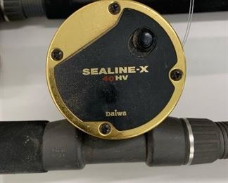 #1 Daiwa Sealine-X Shimano Tallus Fishing Pole/Reel	80in Long	