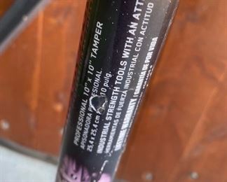 Razorback professional 10” x 10” tamper	N/A