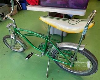 2007 SCHWINN STINGRAY BICYCLE GREEN ORIGINAL REPRODUCTION