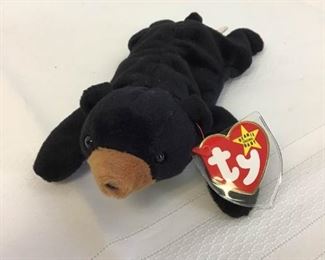 001 1993 Blackie the Bear Beanie Baby wErrors