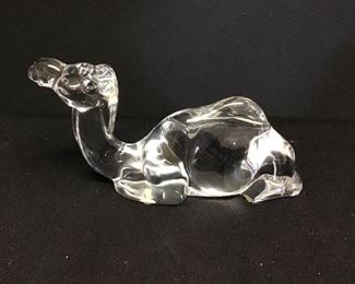 Baccarat Glass Camel 7in