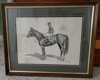 Brewer Horse Jockey Print
