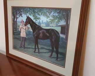 Framed Horse Print
