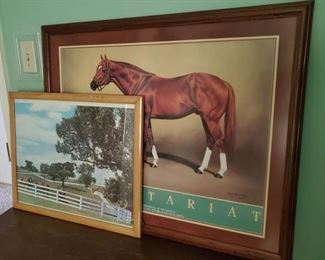 Secretariat Calumet Framed