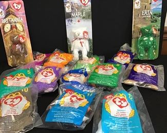 Set 12 McDonalds 1998 Beanie Babies 