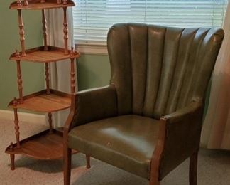 Vtg Chair Corner Display