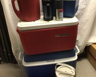 Vtg Coolers Thermos