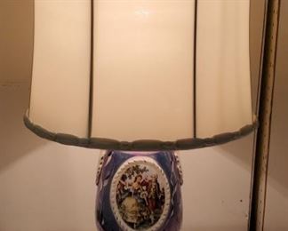 Vtg Rococo Style Lamp