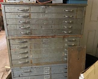 Heavy Duty Cabinets on wheels (3) without contents