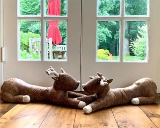 Item 12:  (2) Reindeer draft stoppers - 24":  $24 for pair