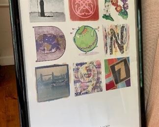 Item 14:  American School in London - 19" x 25":  $35