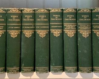 Item 56:   Original Works of Charles Dickens 10 books T.Y.Crowell & Co. New York: $125