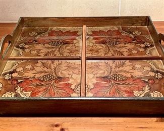 Item 40:  Heavy serving tray - 22"l x 20"w x 2.5"h:  $75