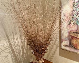 Item 42:  Burlap wrapped straw - 31":  $24