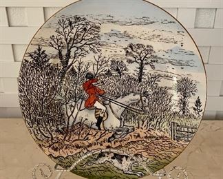 Item 63:  Cauldron England #4 plate - 10.5":  $35