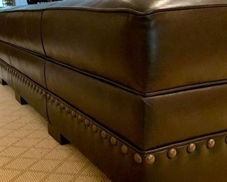 detail - super long, virtually like new - great giant nail head trim