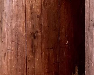 detail - note damage at base. it is a tree after all!