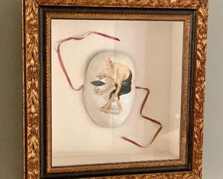 Item 50:  Italian mask- Hog - 19"l x 5"w x 20"h: $225