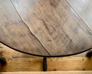 Our little table here has some issues one the top - we will take a better picture tomorrow!