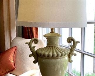 Item 92:  Decorative lamp - 31": $75