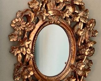 Item 94:  (2) Gold gilt mirrors - 11.5" x 15.25":  $40 each
