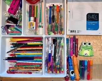 Item 267:  Lot of assorted office supplies:  $10