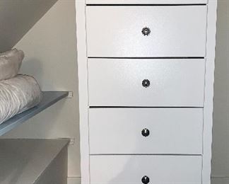 Item 112:  Lingerie chest - 23.25"l x 17.25"w x 53.25"h: $225 