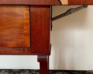 detail - please note piece of missing veneer