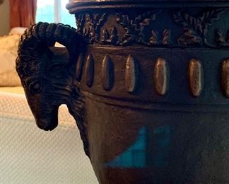 detail - ram's head handles