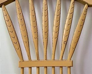 Details- decorative wheat back