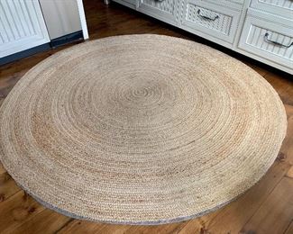Item 135:  Pottery Barn jute rug - 87.5":  $135.00