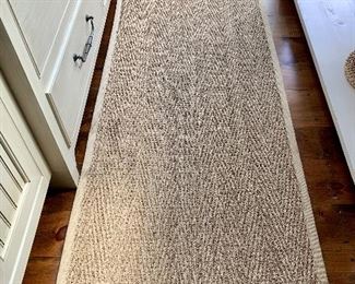 Item 136:  Saravieh natural fiber runners (We have 3!) - 96.5" x 29.5":  $58.00