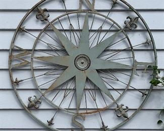 Item 141:  Metal compass - 29.5":  $65.00