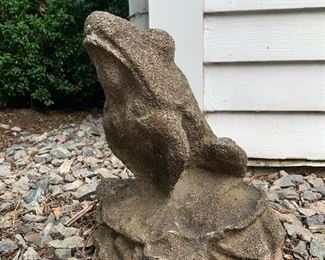Item 123:  Cement frog - 13":  $48