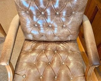 detail - please note darkened left arm rest